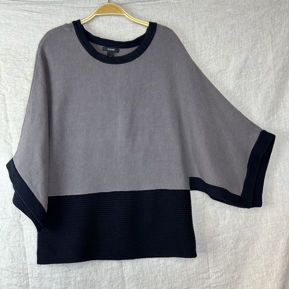 Alfani Womens Grid Pattern Sweater Red Size Small